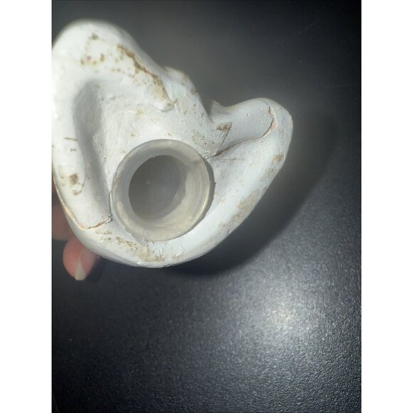 Vintage Snowman Salt and Pepper Shaker (1) Telco GLUED CRACKED BOTTOM BROKE HAT - Picture 4 of 14